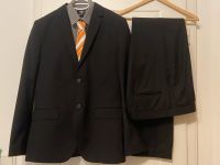 Anzug (Sakko Hose Hemd Krawatte) schwarz grau Konfirmation Gr. S Schleswig-Holstein - Harrislee Vorschau