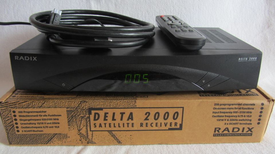 RADIX Delta 2000 Satellite Receiver in Regensburg