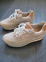 Paul Green Sneakers Leder beige Gr.36 Hessen - Calden Vorschau