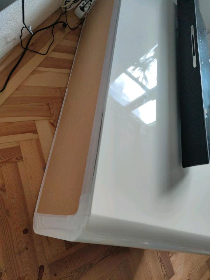 TV Lowboard Fernseher Unterschrank Schrank weiß Retro Design in Freising