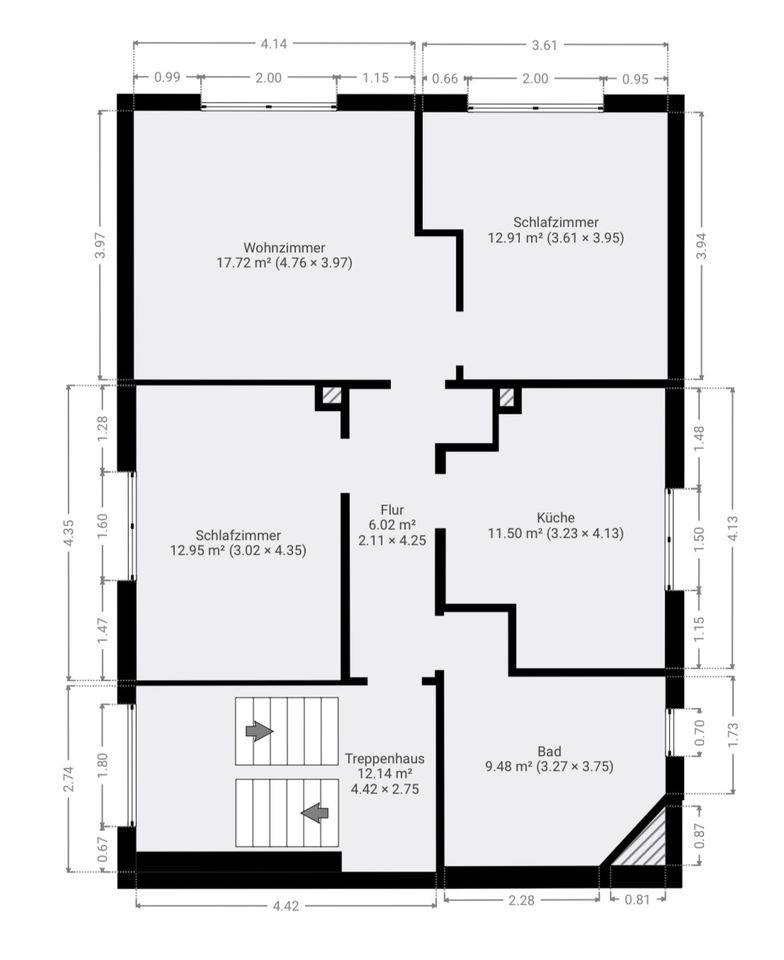 3 Zimmer, Küche, Tageslicht Bad, Kamin uvm. Hösbach zu vermieten in Hösbach