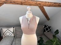 Gymshark Taupe Rose Top BH überkreuz Rücken L rosa nude S M gym Bayern - Würzburg Vorschau