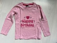 Rosa Happy Birthday Geburtstags-Langarmshirt 104 Niedersachsen - Goslar Vorschau