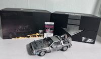 Zurück in die Zukunft, Delorean 1:18 Hot Wheels , Signiert Nordrhein-Westfalen - Werne Vorschau