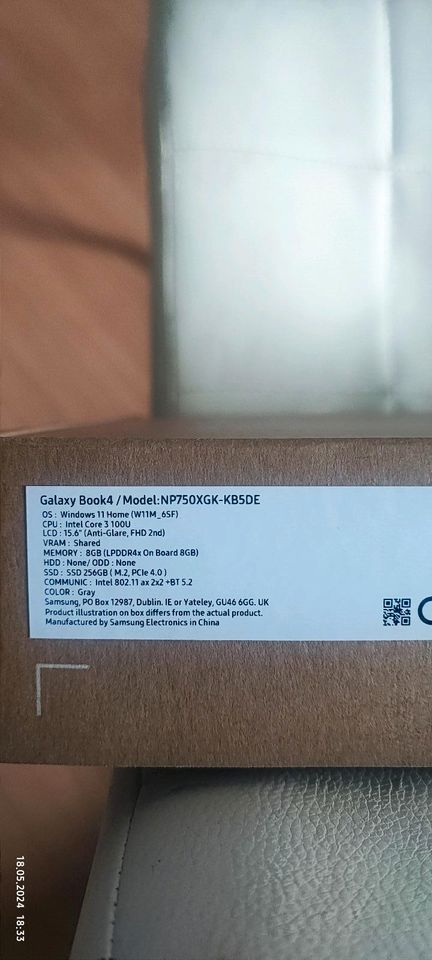 Samsung Galaxy book 4 ungeöffnet Model NP750XGK-KB5DE in Berlin