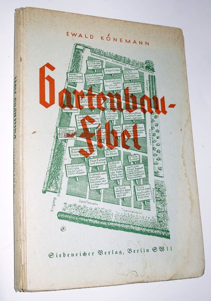 Buch 1942 Gartenbau-Fibel*Obst-/Gemüsebau biologische Grundlage in Oy-Mittelberg