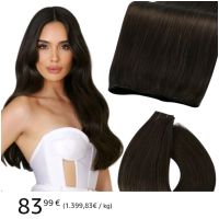 TOP Haar Tresse Hair Weft Extensions Braun 2 Echthaar REMY Tresse Schleswig-Holstein - Norderstedt Vorschau