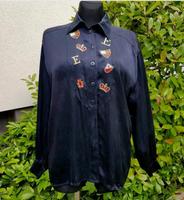 Escada damen Bluse gr.42/44 schwarz,100%Seide West - Höchst Vorschau