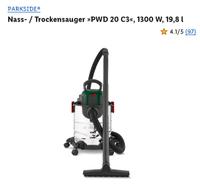 Nass- Trockensauger v. Parkside ModellPWD 20 C3«, 1300 W, 19,8 l Frankfurt am Main - Niederursel Vorschau