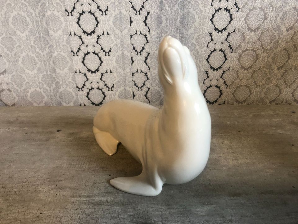 Hutschenreuther Porzellan Figur Seelöwe Robbe Seehund in Solingen