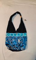 Tasche/ Beutel schwarz blau mit Pailletten/ Glitzer Blumen Bayern - Oberammergau Vorschau