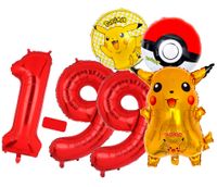 Pikachu Luftballons Geburtstag Happy Birthday Banner Pokemon Baden-Württemberg - Neckarsulm Vorschau