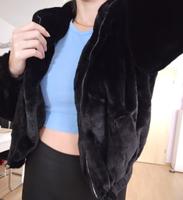 Teddy Jacke schwarz Hessen - Schmitten Vorschau