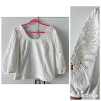 H&M | Tolle Sommer Bluse Tunika mit Lochmuster • 3/4 Arm Gr. L 42 München - Schwabing-West Vorschau