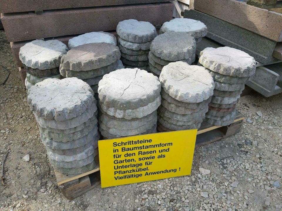 ▪Beton Schrittsteine/Bodenplatten in Baumstammform▪ in Heidenheim an der Brenz