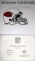 zwei NFL Arizona Cardinals Helmet Stickers Helm Cut Aufkleber Nordrhein-Westfalen - Vlotho Vorschau