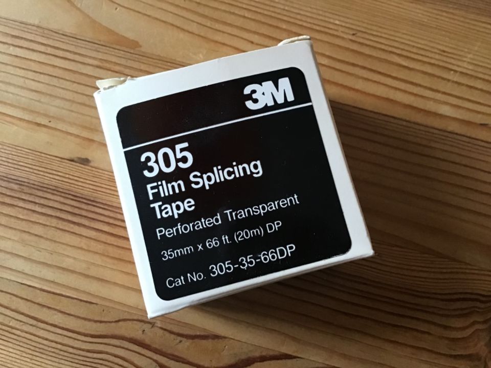 3M 305 Film Splicing Tape für 35 mm Film 20 m DP NEU in Berlin