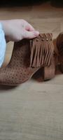 Sandalen mit Absatz Leder Fransen Hippie Festival Nordrhein-Westfalen - Rheinbach Vorschau