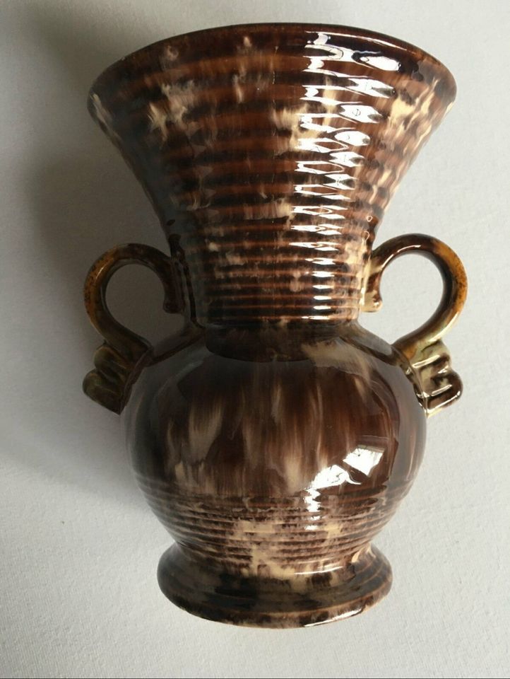 Vase Laufglasur 538/17 Keramik Vintage Retro 50/60 er Jahre in Rhauderfehn