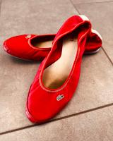 Ballerinas von Lacoste in rot Größe 40 Hessen - Wöllstadt Vorschau