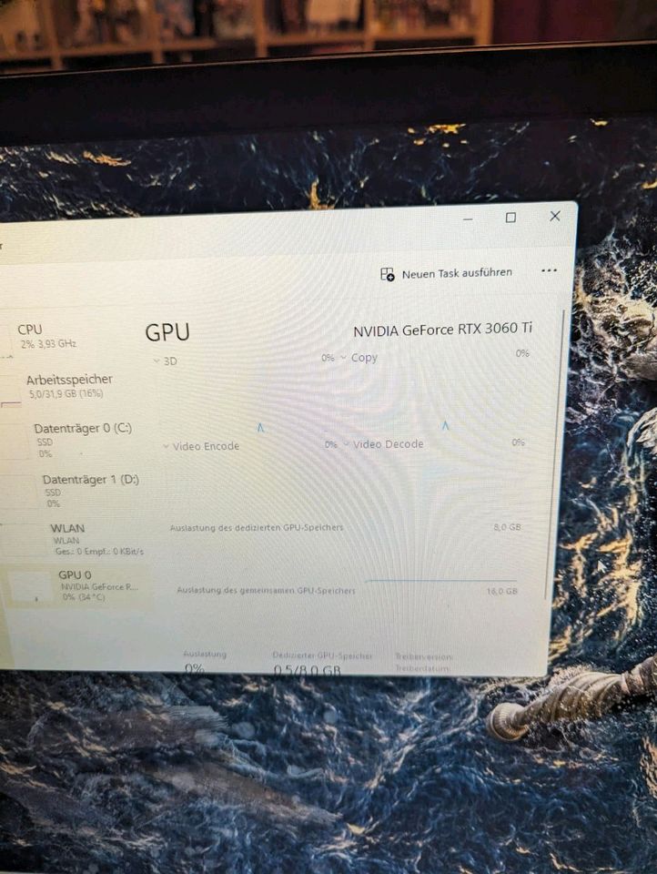 Gaming PC RTX3060 ti 32 GB RAM 2TB SSD in Kirchheim in Schwaben