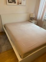 Bett | 160cm | weiß | IKEA Malm + Lattenrost Sachsen - Plauen Vorschau