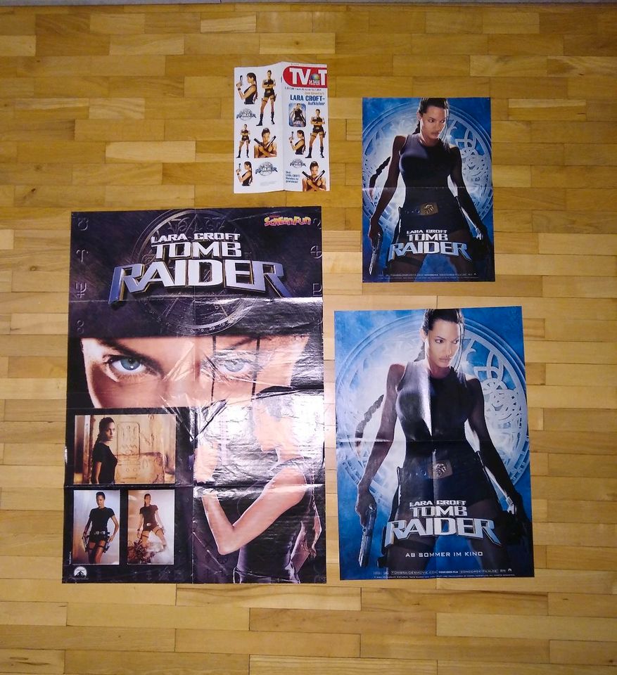 Tomb Raider Film-Poster Angelina Jolie Sticker Screenfun Kasumi in Annaberg-Buchholz