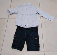 kurze Hose Hemd Leinen Set Gr. 116 H&M Jungen Cargo Shorts Shirt Bayern - Altdorf Vorschau