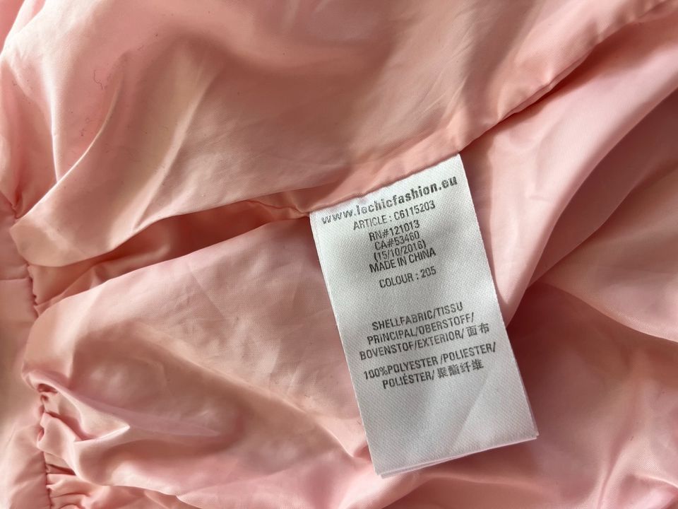 Le Chic Rosen Mantel dünn Rosa Gr 110 in Biberach an der Riß