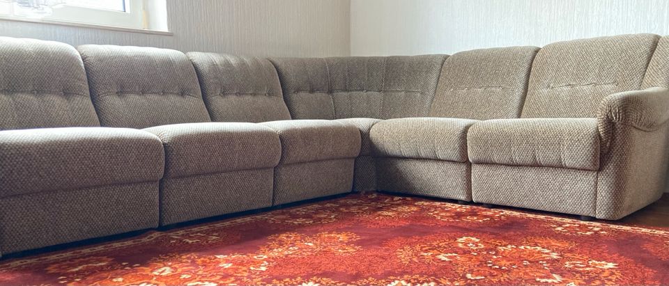 Couch Sofa variabel stellbar! mit Sessel, Wohnlandschaft in Niedernberg