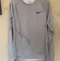 Nike Pro Dri-Fit Fitness Langarmshirt | grau | M | NEU Bayern - Obermaiselstein Vorschau