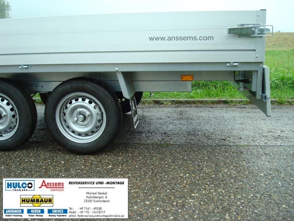 Anssems PLTT1350-251x150x30, neu, gebremster PKW-Anhänger in Hechingen