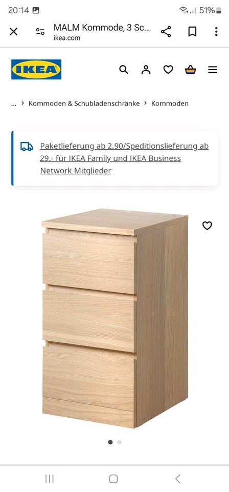 2 Malm Kommoden,Schubladenkommoden ,Ikea Malm, in Oberhausen