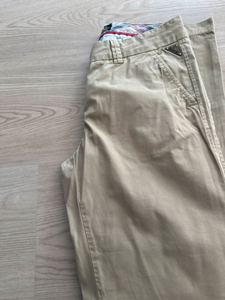 Replay Chino Gr.25 beige wie neu in Hückeswagen