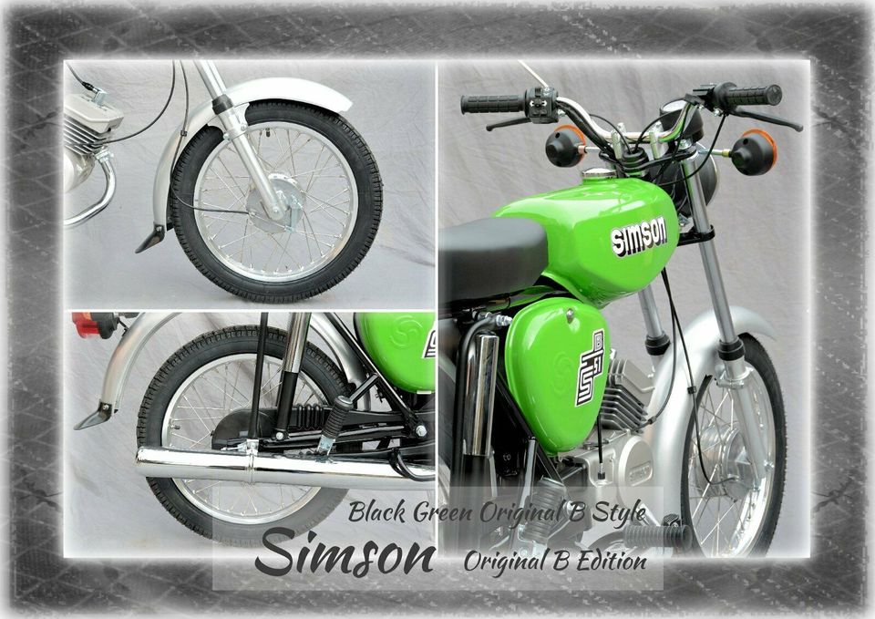 Simson S51 -NEUAUFBAU- Original Edition - Black Green Original B in Wiehe