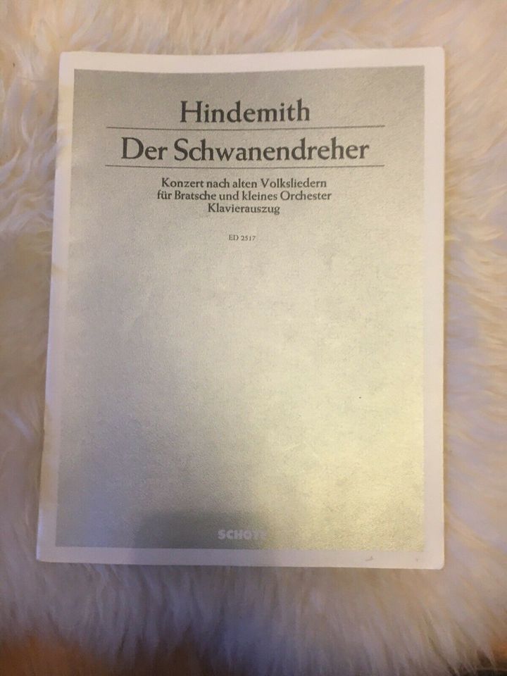 Hindemith Der Schwanendreher Ed 2517 in Pocking