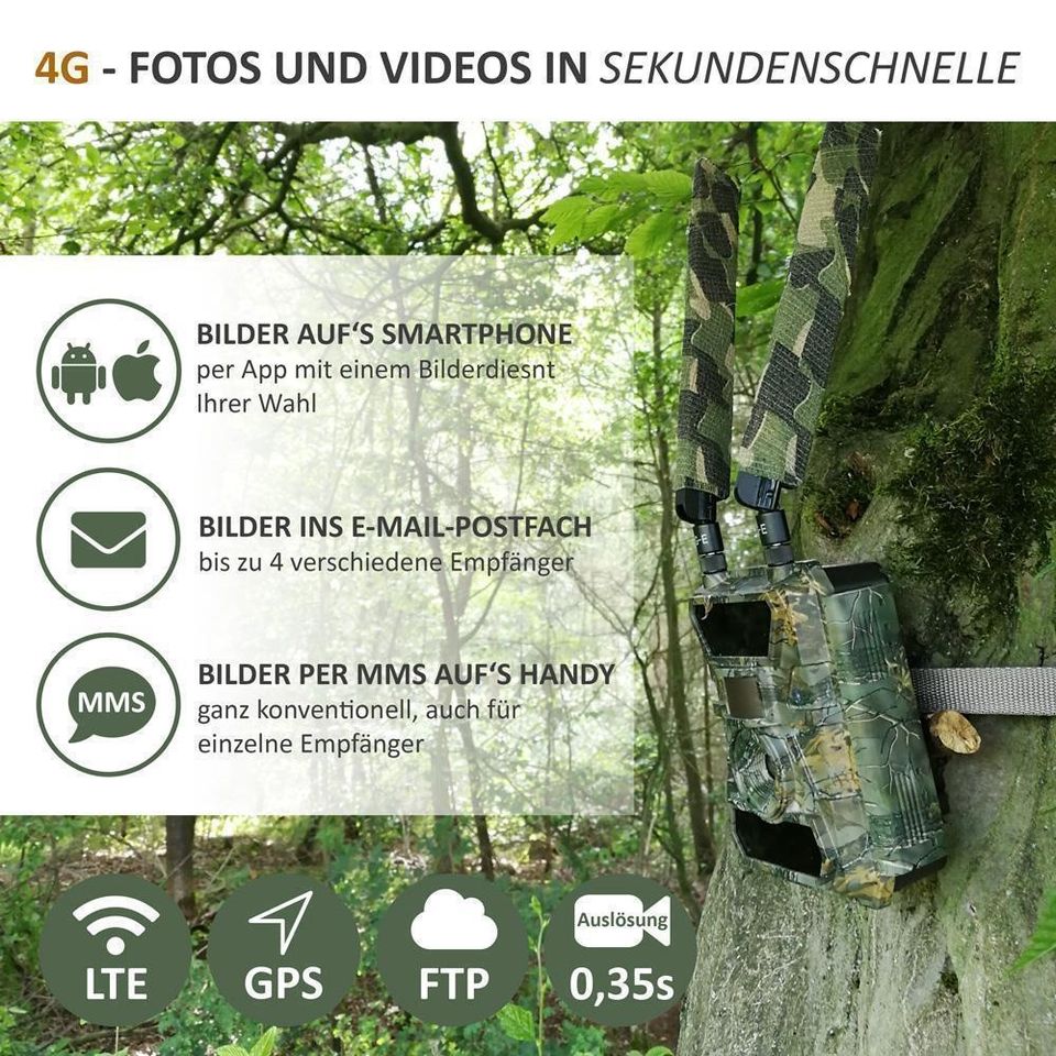 WILDAGENT Wildkamera LTE simHERO in Apelern