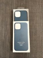 Apple iPhone 12 Pro original Leder Cover Hülle in blau MagSafe Hessen - Bischofsheim Vorschau
