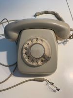 Telefon mit Wählscheibe 70er Jahre beige Deko Retro Hamburg-Nord - Hamburg Langenhorn Vorschau