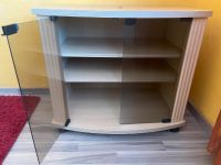 TV Fernseh Schrank Buche mit Glastüren 70cm Bayern - Mömlingen Vorschau