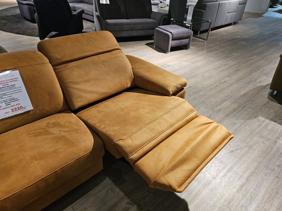 NEU HUKLA Couch Wohnlandschaft mit Motor Relaxsitz + Canape Relax in Bocholt