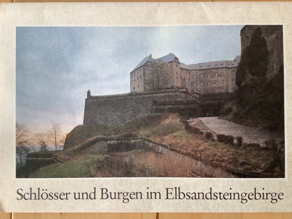 Schlösser und Burgen im Elbsandsteingebirge Farbaufnahmen 1990 in Eschwege