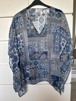Damen Tunika, Bluse, Oberteil, kurzarm, blau, canda,XL,42, Sommer Niedersachsen - Schiffdorf Vorschau
