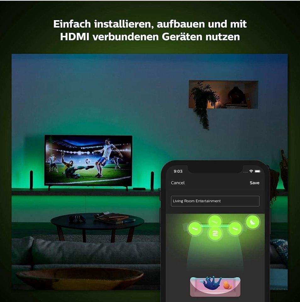 Philips Hue Play HDMI Sync Box Bridge Play Lichtbar in Köln