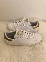 Adidas Stan Smith Sneaker weiß gold Leipzig - Gohlis-Nord Vorschau