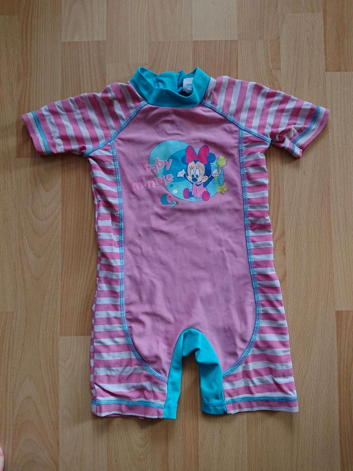 Minnie Schwimmanzug mit UV Schutz Gr. 80 in Unterschleißheim