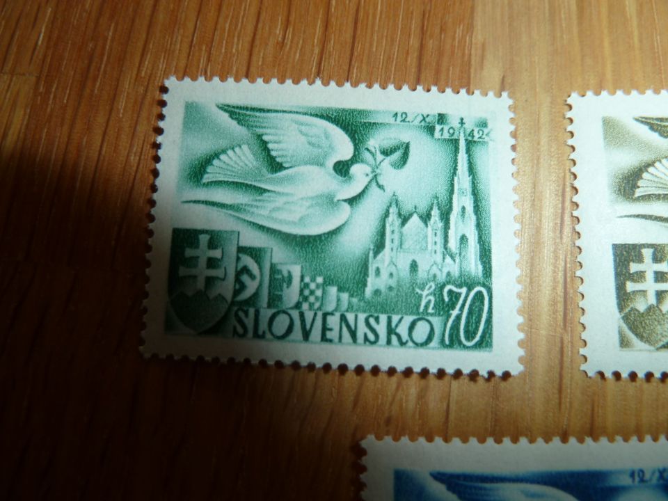 Briefmarken Slowakei 1942 - Postkongress Wien 102 - 104 ** in Edemissen