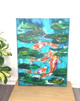 Koi Acryl Malerei, Wandbild, Gemälde, Kunst, Bild, Deko Baden-Württemberg - Weinsberg Vorschau