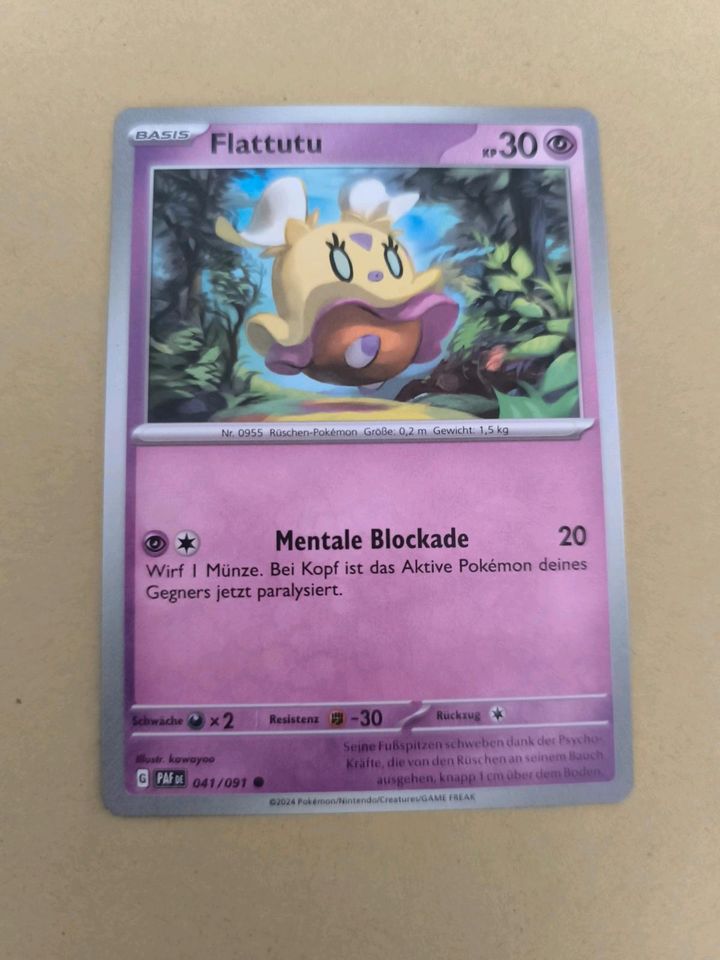 Pokemon Trading Card - Paldeas Schicksale - Fluttutu - 0,40€ in Rochlitz
