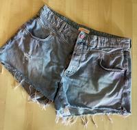 ONLY Jeansshorts destroyed blau/rosé Gr. XL Kreis Pinneberg - Pinneberg Vorschau